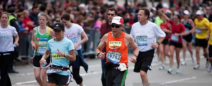 boston marathon runners