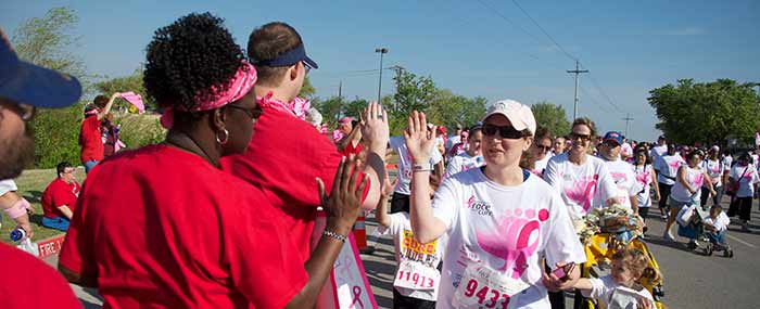 breast cancer walk for awareness