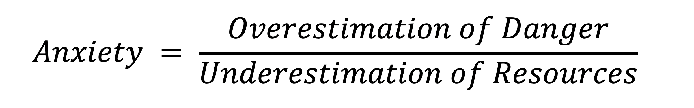 anxiety equation