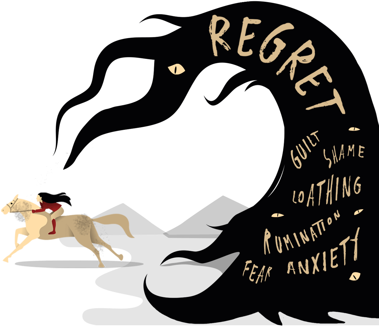 run away from regret