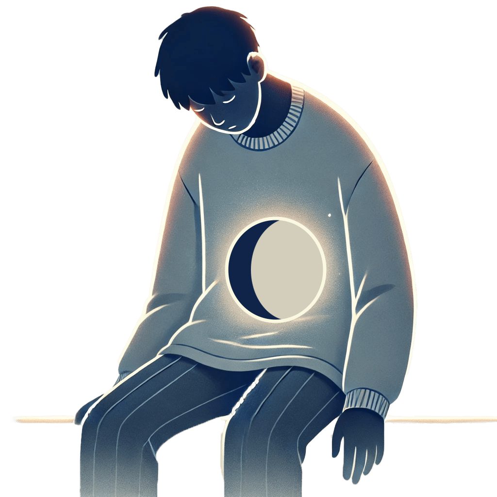 a man with a sense of emptiness