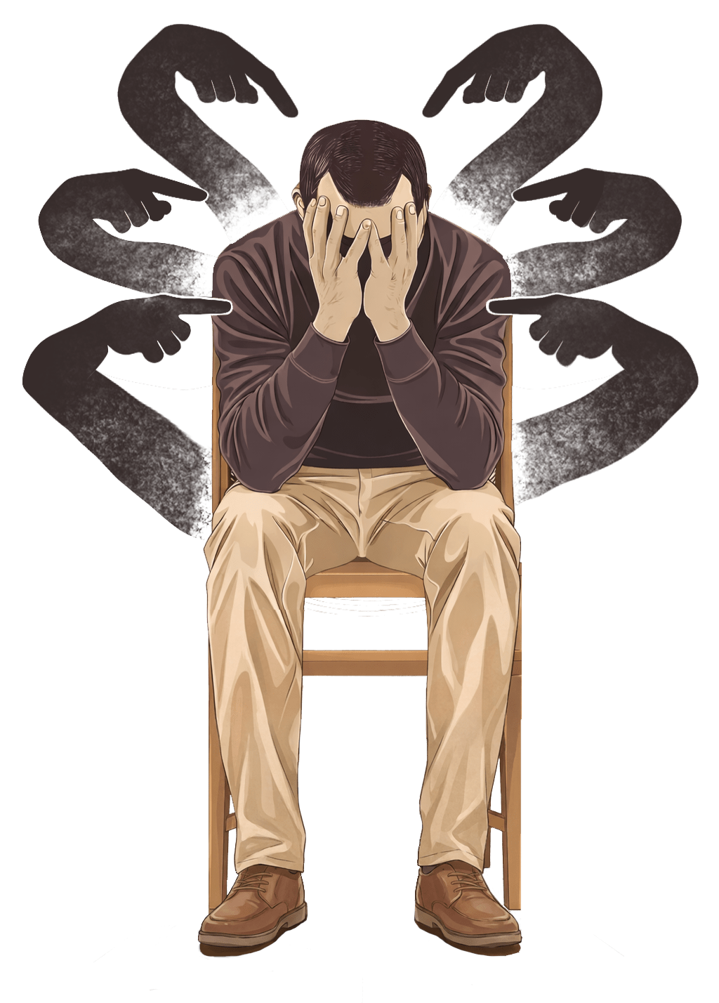 a man with moral injury