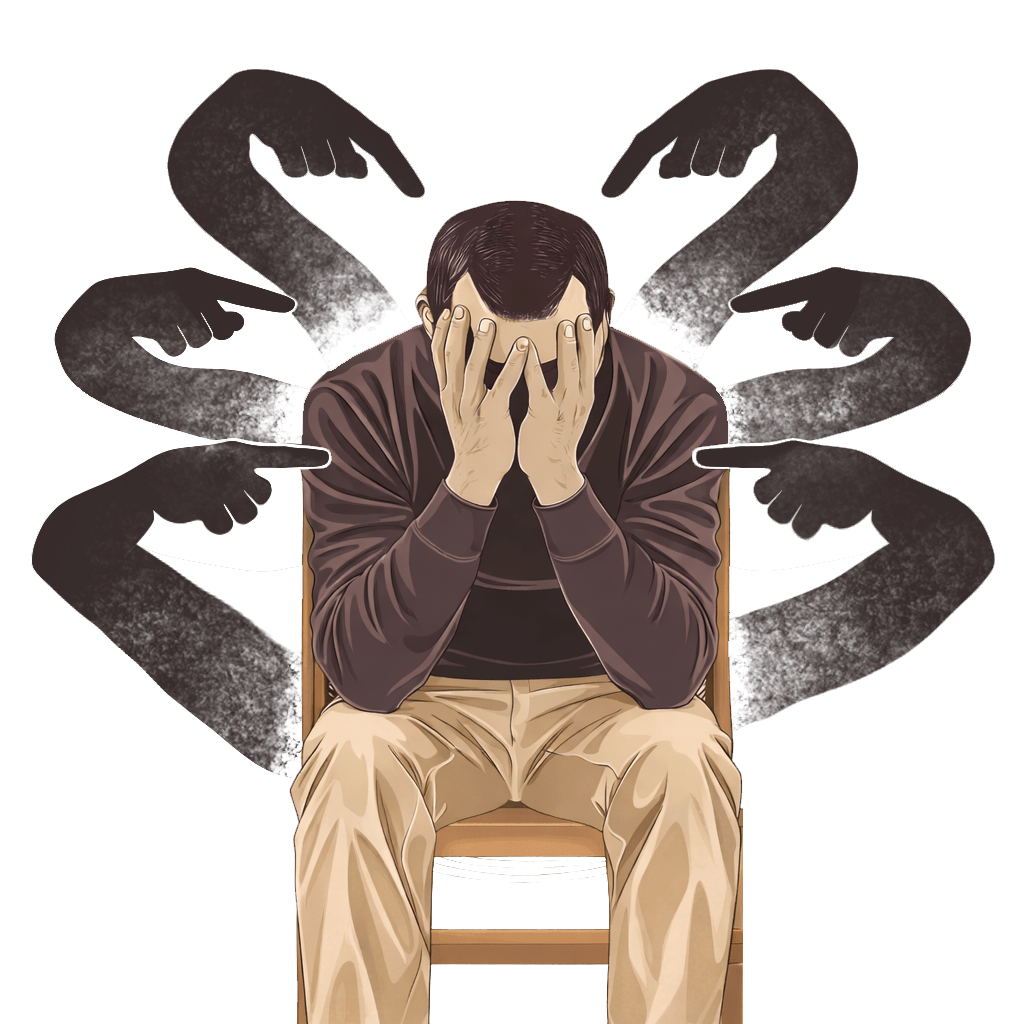 a man with moral injury