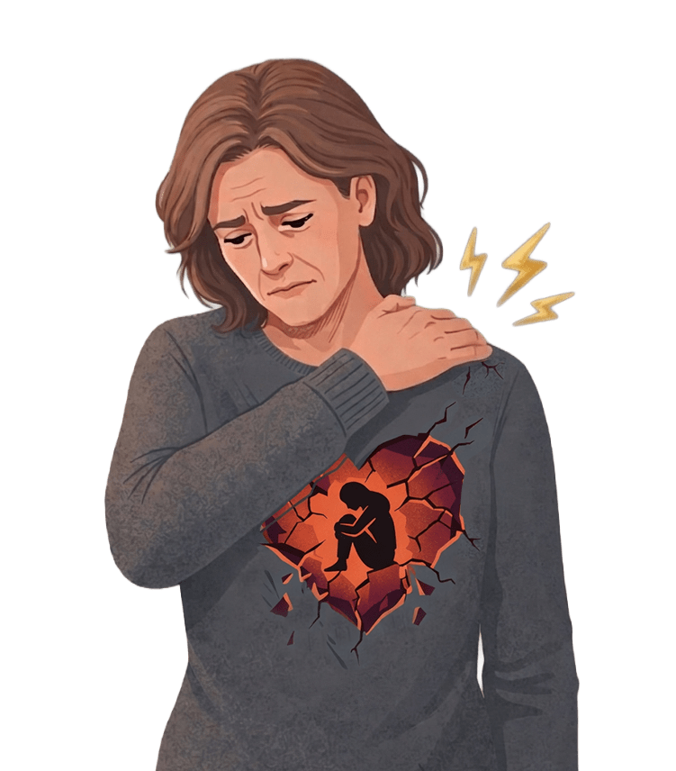 woman suffering from chronic pain