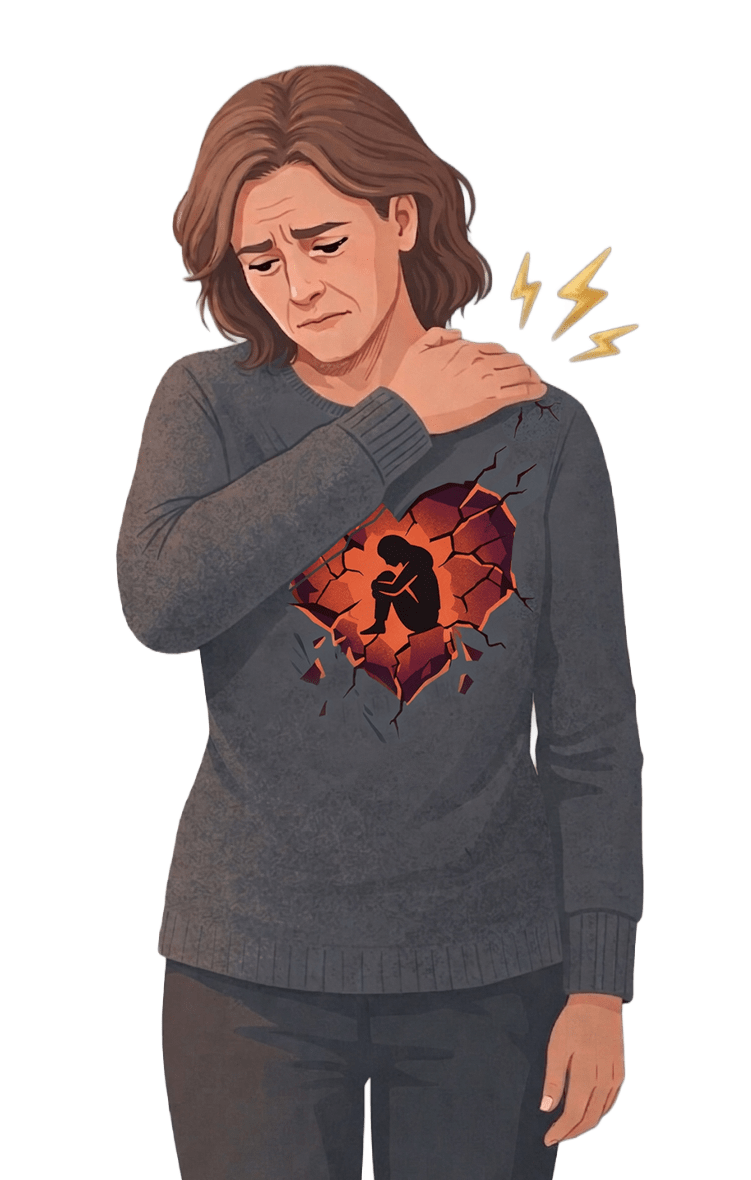 woman suffering from chronic pain