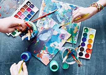 artistic pursuits for decrease in cognitive impairment